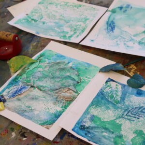 The Hybrid Surface: Acrylic Plate Monoprinting & Painting Workshop