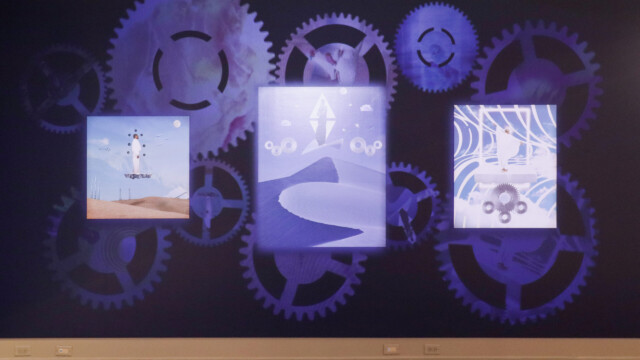 Anthony Gebrehiwot, Beyond the Veil of Time: Bridging Black Temporalities, 2025. Installation view. © Latcham Art Centre.